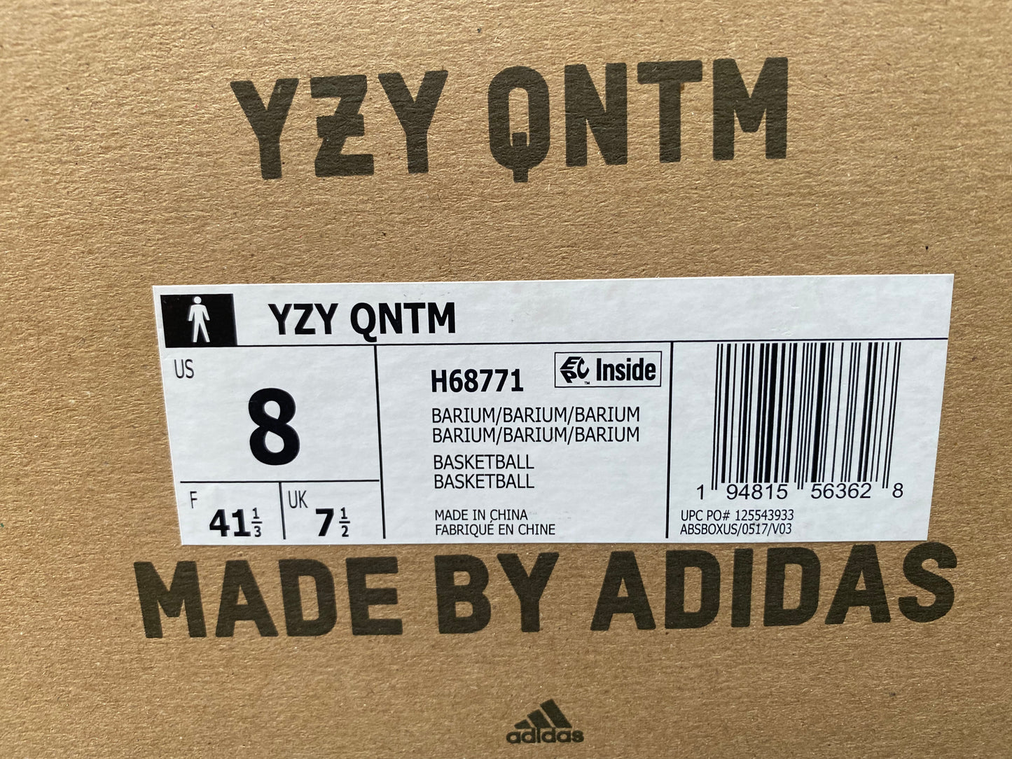 Adidas Yeezy QNTM Brand New Size 8
