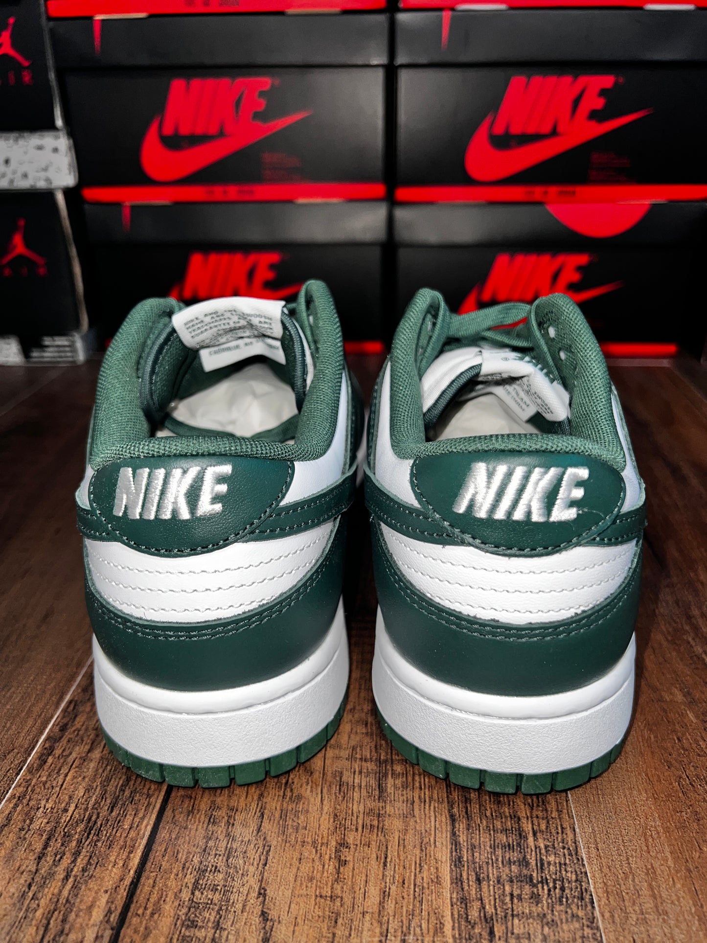NIKE DUNK LOW MICHIGAN STATE SIZE 9 (BRAND NEW)