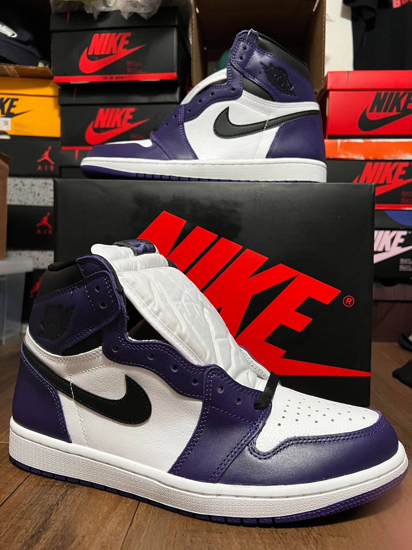 JORDAN 1 COURT PURPLE 2.0 SIZE 10.5