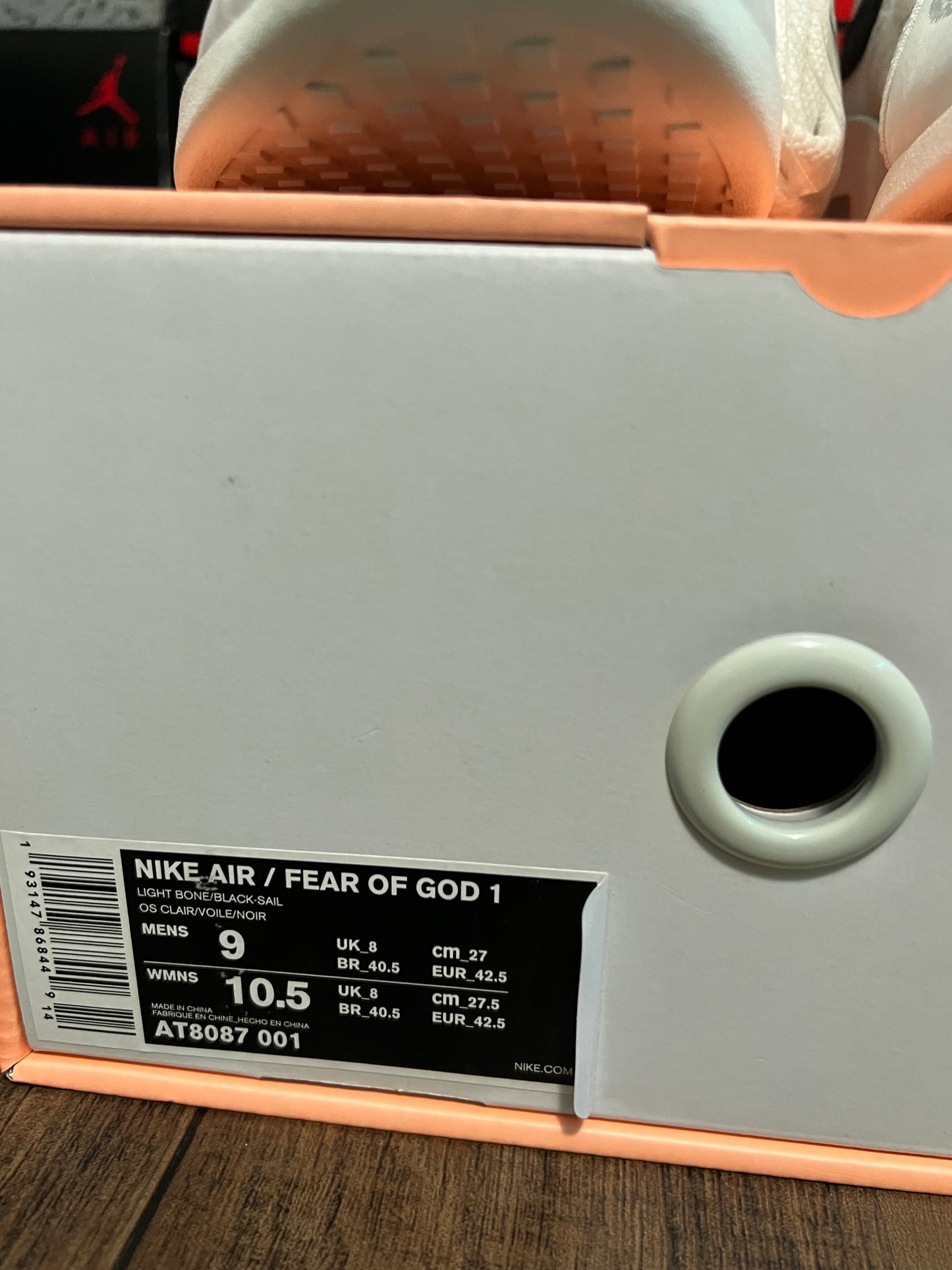 NIKE FEAR OF GOD RAID SIZE 9