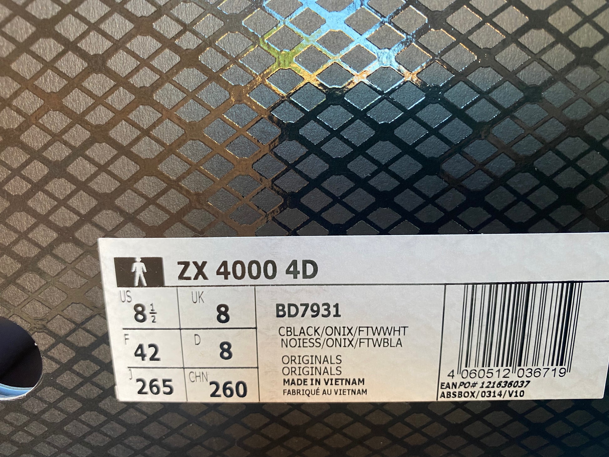 Zx 4000 2025 4d sizing