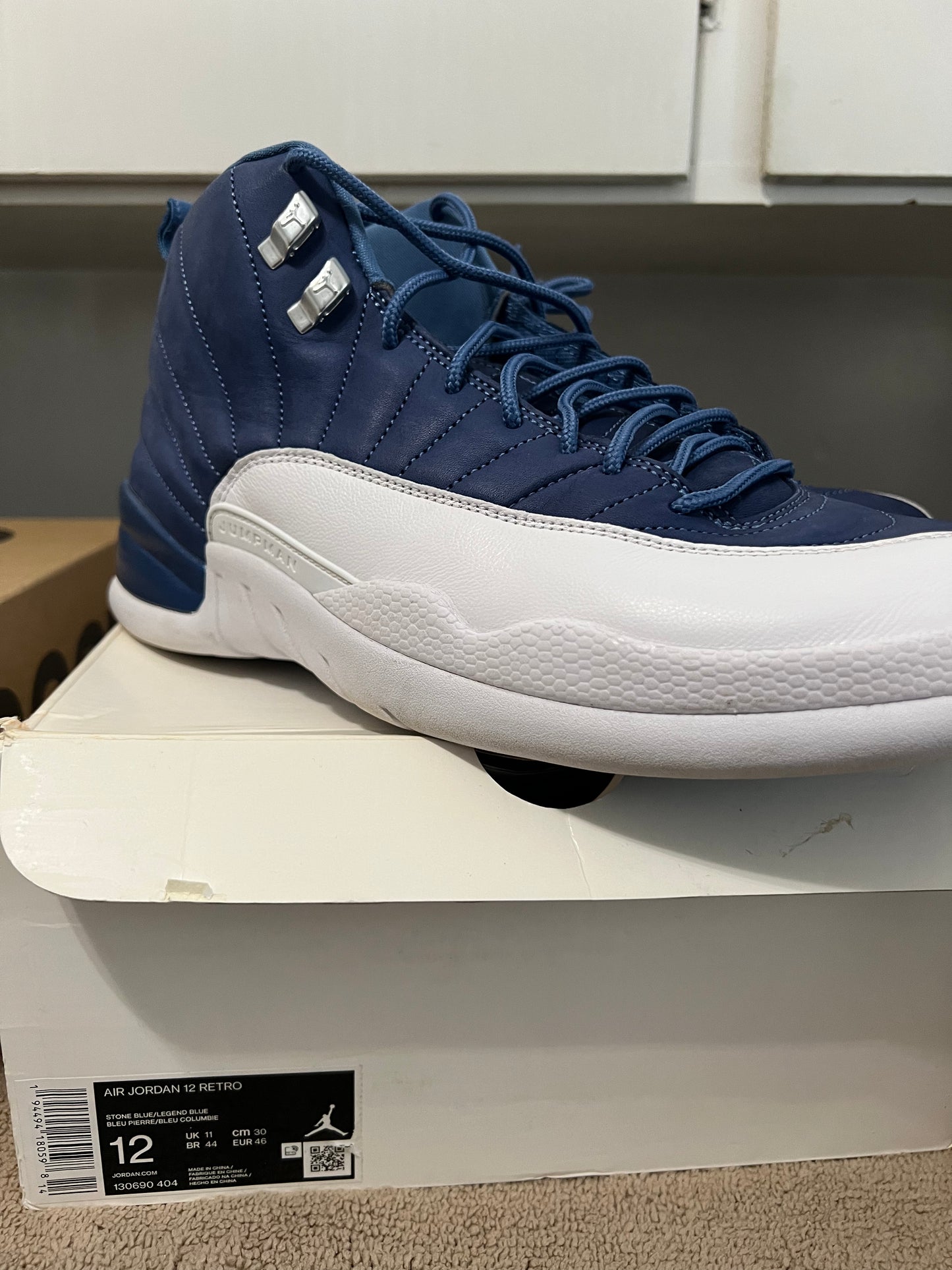 JORDAN 12 “INDIGO” PRE-OWNED SIZE 12